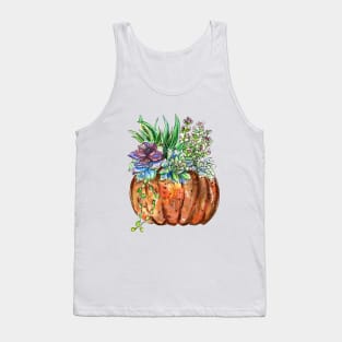 Succulent Pumpkin Tank Top